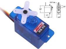 Hitec HS-55 Economy Feather Sub Micro Servo HS55/55