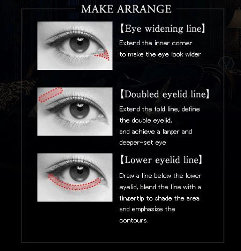 [KANEBO KATE] Delineador de ojos líquido Double Line Expert Remake Shadow MARRÓN CLARO LB-1  Foto 3 de 3