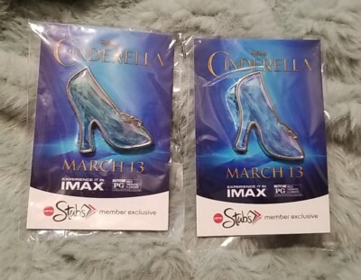 Lot of 2 Cinderella Shoe Pins
