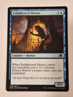 Enlightened Maniac - Eldritch Moon - Magic the Gathering MTG Nice!