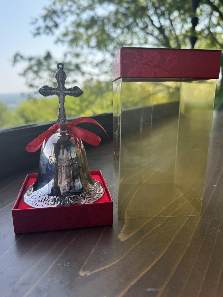 Wallace 1997 Grand Baroque Cross Bell Ornament for sale online | eBay