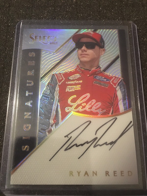 Ryan Reed Autographed Select Signature Card