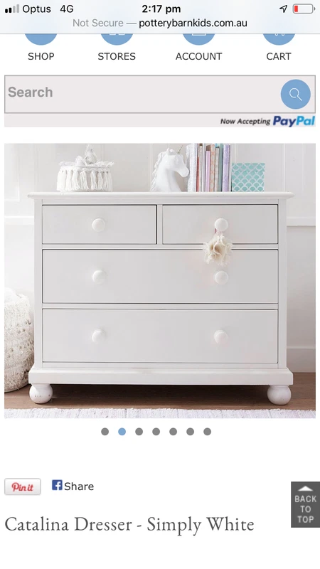 Pottery Barn Kids Catalina Dresser Dressers Drawers Gumtree