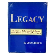 Signed - Legacy Permian Basin Region By Gus Clemens W/newspaper Clip West Texas