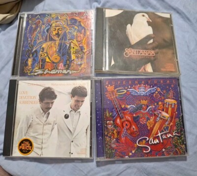 Santana Shamen supernatural greatest Hits love devotions surrender CD Lot of 4