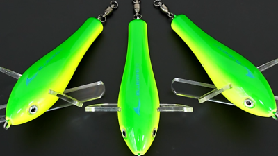 bird fishing lures BLUEWING Deluxe Trolling Birds Through Wire Bird Fishing Teaser US Seller