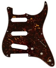 Custom 4 Ply Brown Tortoise For US Fender 57' 8 screw Strat Guitar Pickguard