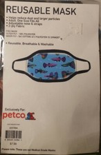 Petco Reusable Cloth Fish Mask Washable