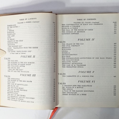 Works of Edgar Allan Poe One Volume 1971 Intro Hervey Allen Hardcover Very Good - Picture 7 of 12