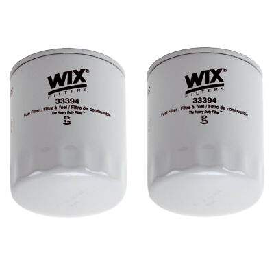 Wix Pair Set of 2 Fuel Filters (Spin-On)
