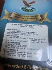 Super Hits Country 1950  s   new Sealed  8 Track Tape-Rare   no Reserve 