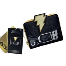 DC Comics Black Adam Glow Cosplay Zip Around Wallet Loungefly NWTS