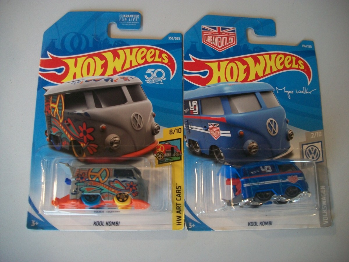 Hotwheels MOON KOOL KOMBI 8台 2023 Hot Wheels Kool Kombi Mooneyes Yellow VW Kombi