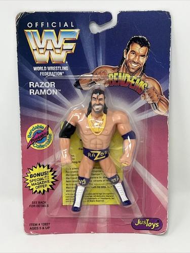 Razor Ramon Scott Hall WWF / WWE Justoys Bend-Ems ...