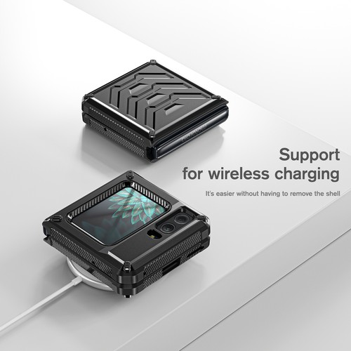 Für Motorola Razr 2022, Luxus robuste Hybrid Rüstung Defender Hartschalenetui - Bild 9 von 16