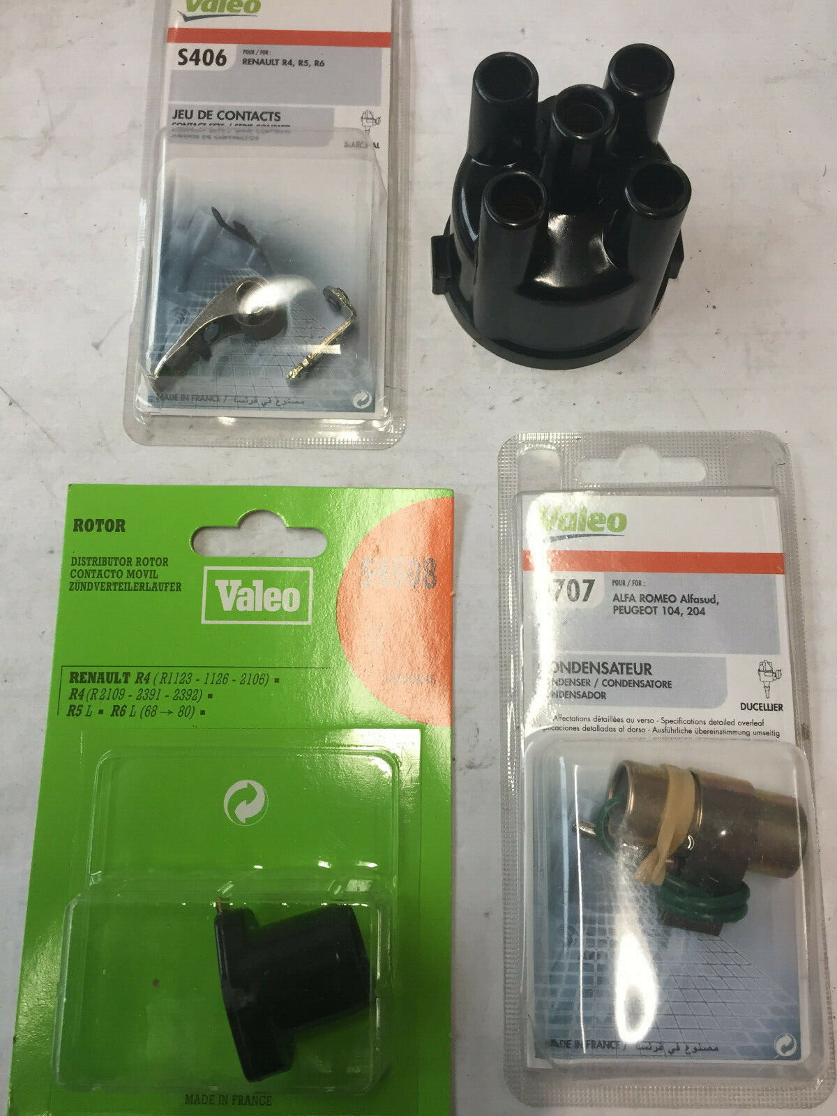 Rénovation allumeur SEV Marchal pièces tête rotor rupteur pour moteur Renault 4L