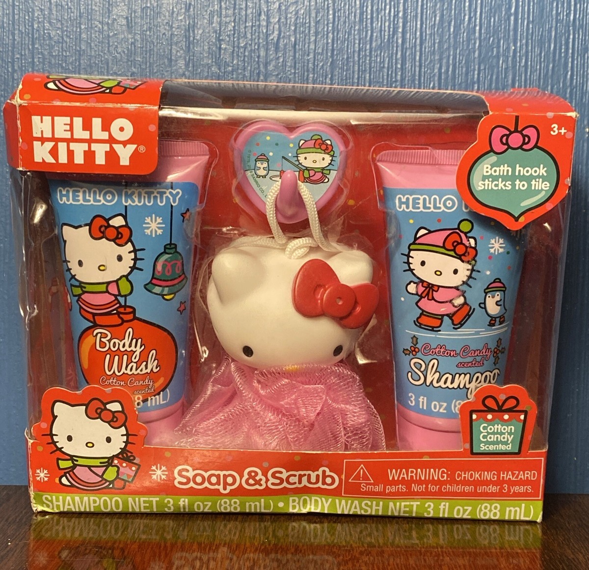 HELLO KITTY Soap & Scrub Shampoo, Body Wash Bathroom Shower Bath