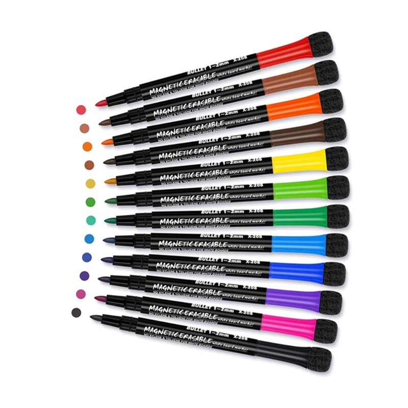 White Boards Pens Whiteboard Erasable Dry Wipe Pens for Whiteboard Markers  Pens