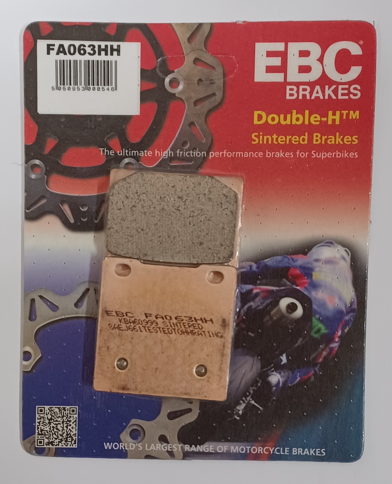 EBC Double H Sintered Street Brake Pad Rear Right for Suzuki TL 1000 S 1997-2001 - Image 82