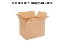 24 x 18 x 18" Corrugated Boxes - Fast Shipping