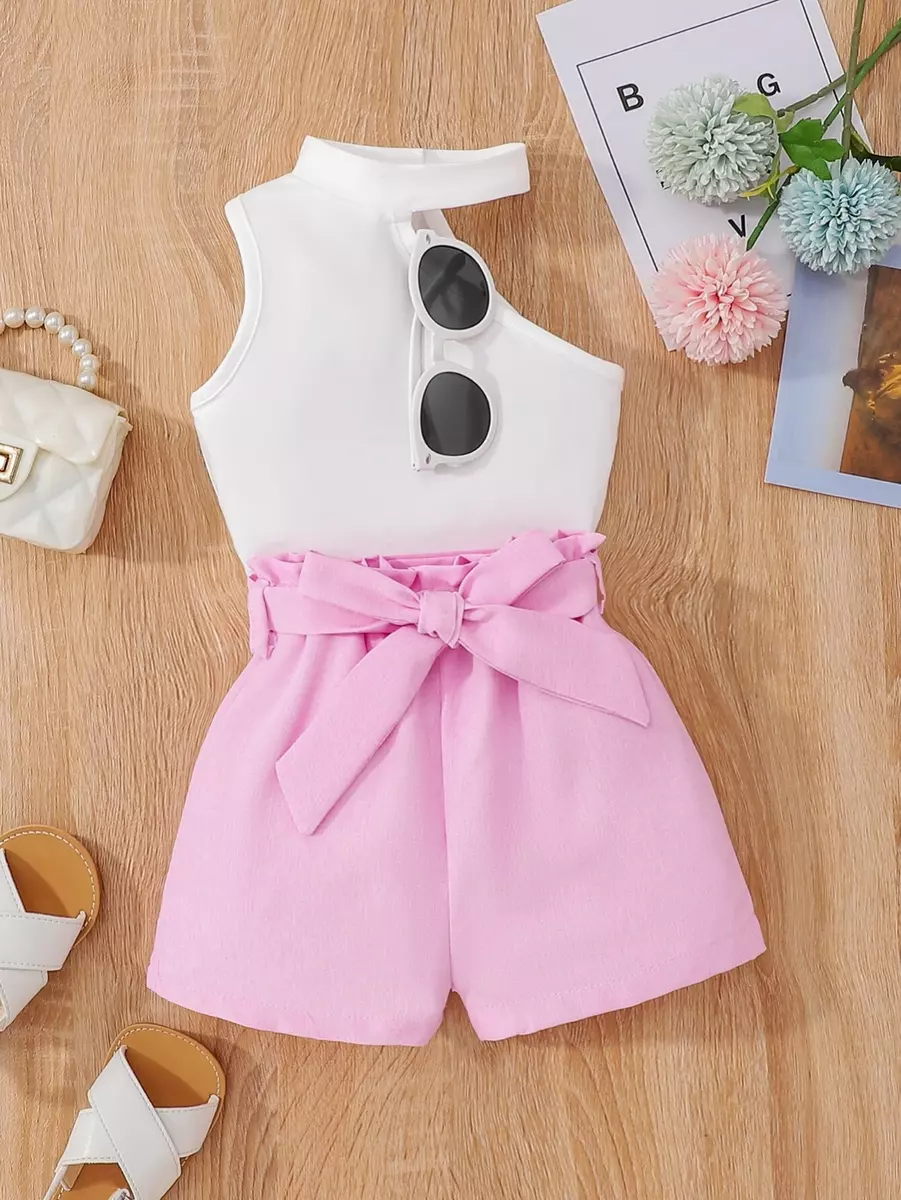 Conjuntos Para Niñas Ropa Vestidos de Pantalones Blusa de 1 a 2 3 4 5 6 7 8 Años eBay