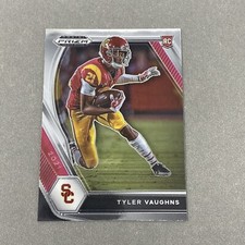 Tyler Vaughns Rookie Card 2021 Panini Prizm Draft Picks #160 RC USC Steelers. rookie card picture