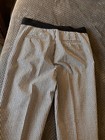 NWT ZARA Navy & White Stripe Capri With Side Slit Size XL — photo 4