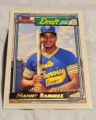 Manny Ramirez Topps 2992 #156 Draft Pick Gold Winner Prospect - Loc124