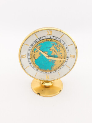 Imhof Table Clock with 8 Day Movement World Time