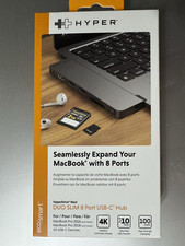 Hyper - HyperDrive Next  8 Port USB-C Hub, 4K HDMI, USB4/Thunderbolt 4, 1 USB-C,