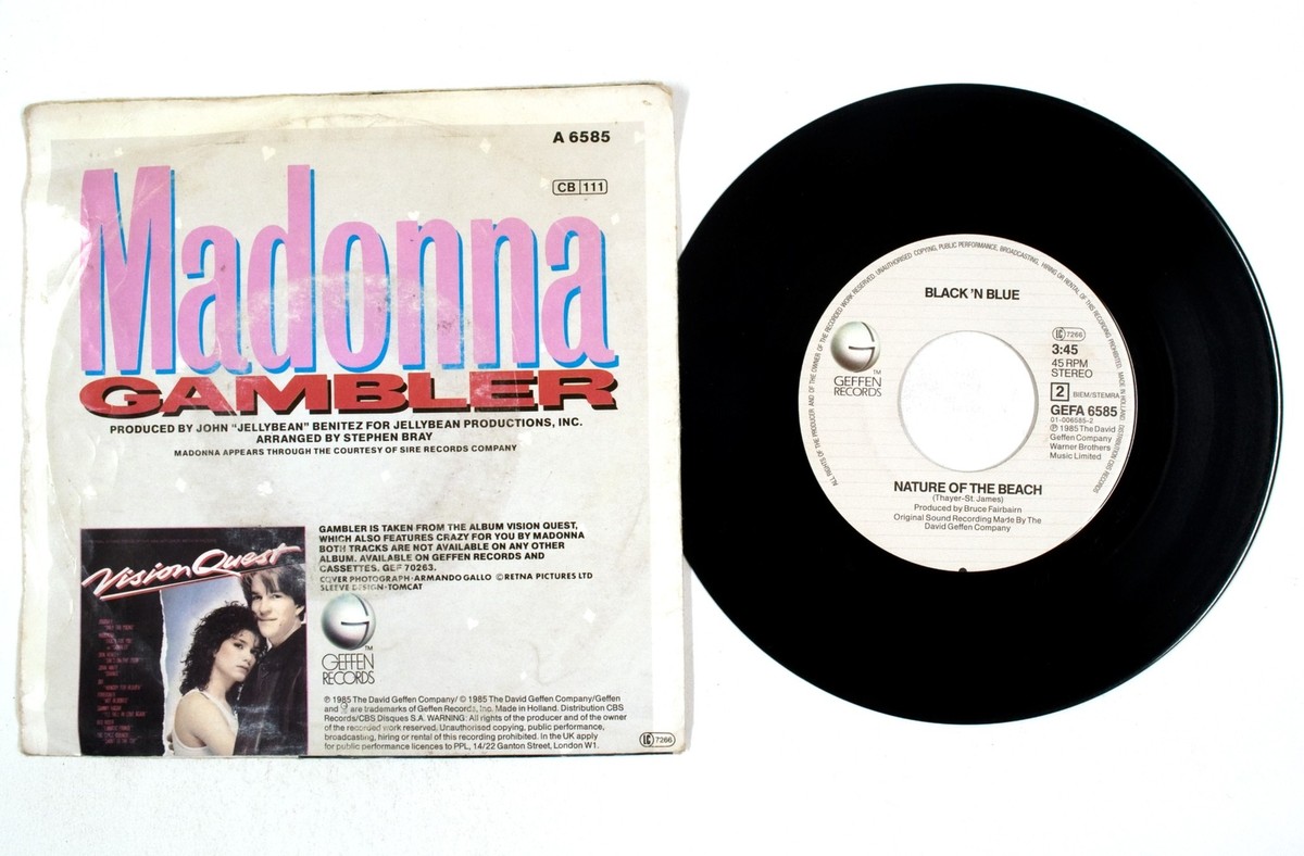 マドンナ　GAMBLER (Jogador)　ブラジル盤７”シングルレコード マドンナ GAMBLER (Jogador) ブラジル盤7”シングルレコード