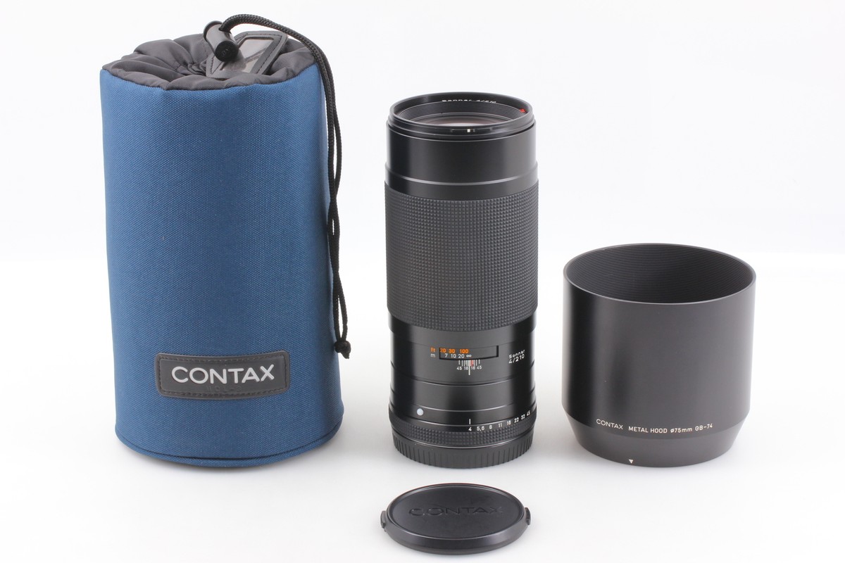 ☆美品【CONTAX】Carl Zeiss Sonnar 210mm F4 T* CONTAX CARL ZEISS SONNAR 210MM F4 T 645 MEDIUM FORMAT CAMERA