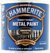 Hammerite Smooth Metal Paint 250ml Assorted Colours