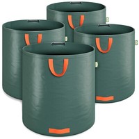 Gardebruk® Gartenabfallsack 4X500 L Garten Laubsack Rasensack Gartentasche GrüN