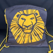 The Lion King Broadway Musical Disney VIP Drawstring Cinch Bag New Tote Backpack