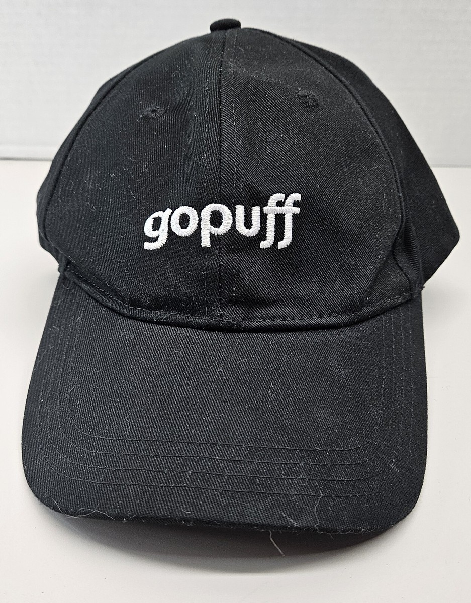 Gopuff Hat Cap Black Adjustable Strapback Employee Uniform gopuff