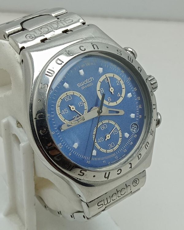 Swatch Irony Swiss Quartz Chronograph V8 Sports Watch BRG218ALI3