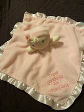 Kids Preferred Pink Doll Baby Lovey Thank Goodness for Little Girls Blanket