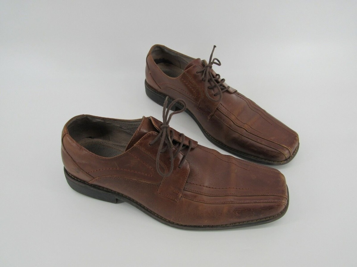 Stacy Adams CORRADO Mens Size 12M Cognac Brown Leather Derby  display picture 3
