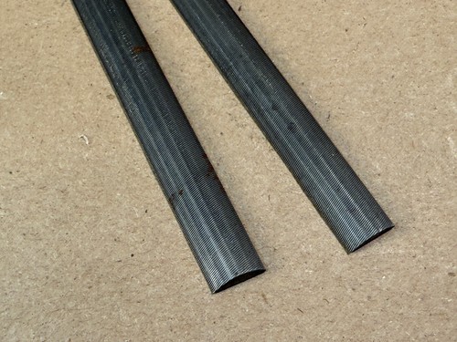 NOS Paar Vintage Halbmond Nicholson 04762N 4" halbrunde glatte Feile - Bild 8 von 12