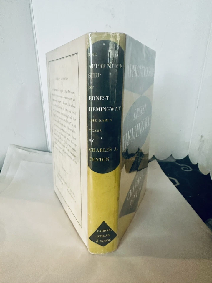 The Apprenticeship of Ernest Hemingway Charles A Fenton HBDJ 1st/1st US ed. 1954 - Image 2 of 4