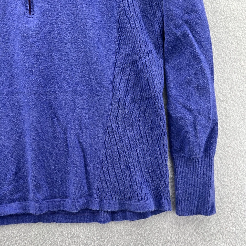 Chaqueta Eddie Bauer XXL Mujer Púrpura Manga Larga 1/2 Cremallera 2XL Manga Larga Top Foto 3 de 4