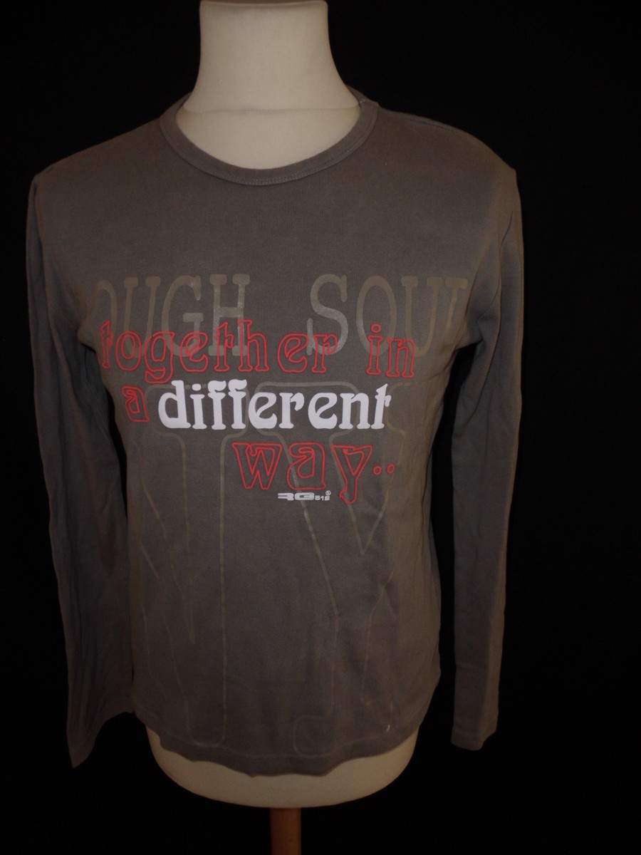 T-shirt Homme RG512 Taille M Occasion - Couleur Marron, Très Bon état, Coupe Régulière