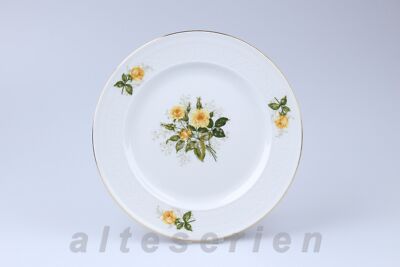 Kuchenteller Seltmann Weiden Annabell gelbe Rosen 25916