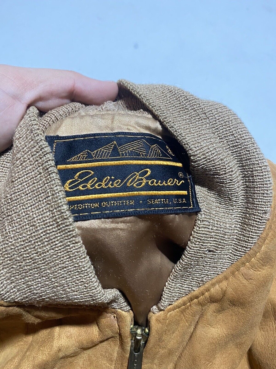 Vintage 70s Eddie Bauer Suede Bomber Jacket 23x25 T4? | eBay Vintage 70s Eddie Bauer Suede Bomber Jacket 23x25 T4? | eBay