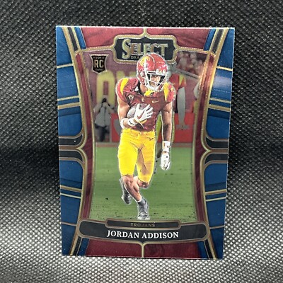 Jordan Addison  2023 Panini Select Draft Picks #6 Retail Blue RC USC Trojans