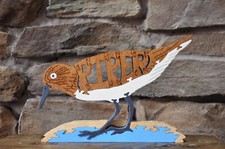 Beautiful Piper Shorebird Bird Wooden Toy Puzzle NEW Figurine Wood Art