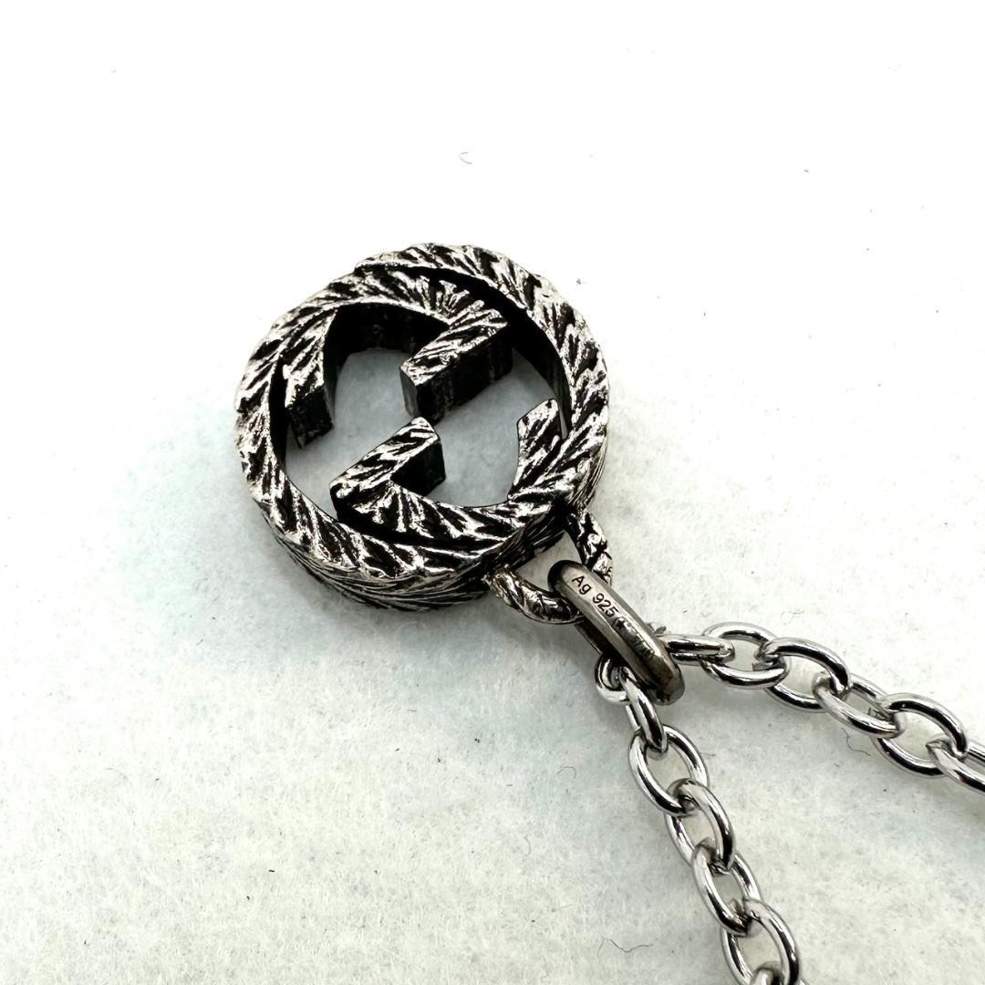 GUCCI Interlocking Arabesque Pendant Necklace, Go… - image 11