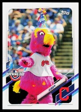 Slider 2021 Topps Opening Day SLIDER MASCOTT Cleveland Indians #M-12