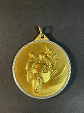 Motorcycle Pendant Award Possibly French? A.M.C. Framac Cavour Very Lightweight